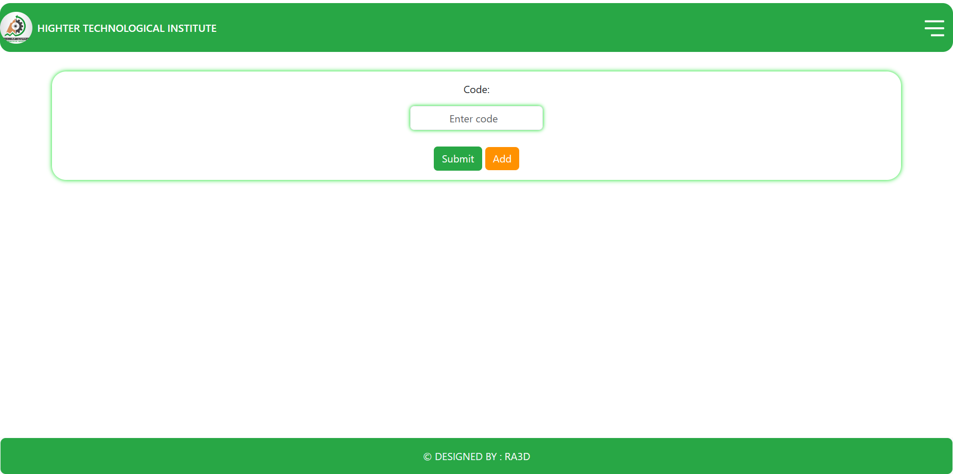 HTI Academic Grade Portal