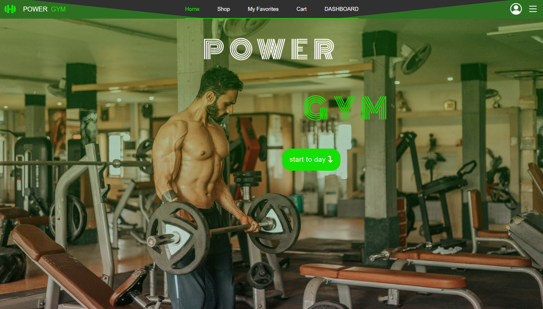 Power Gym Application
