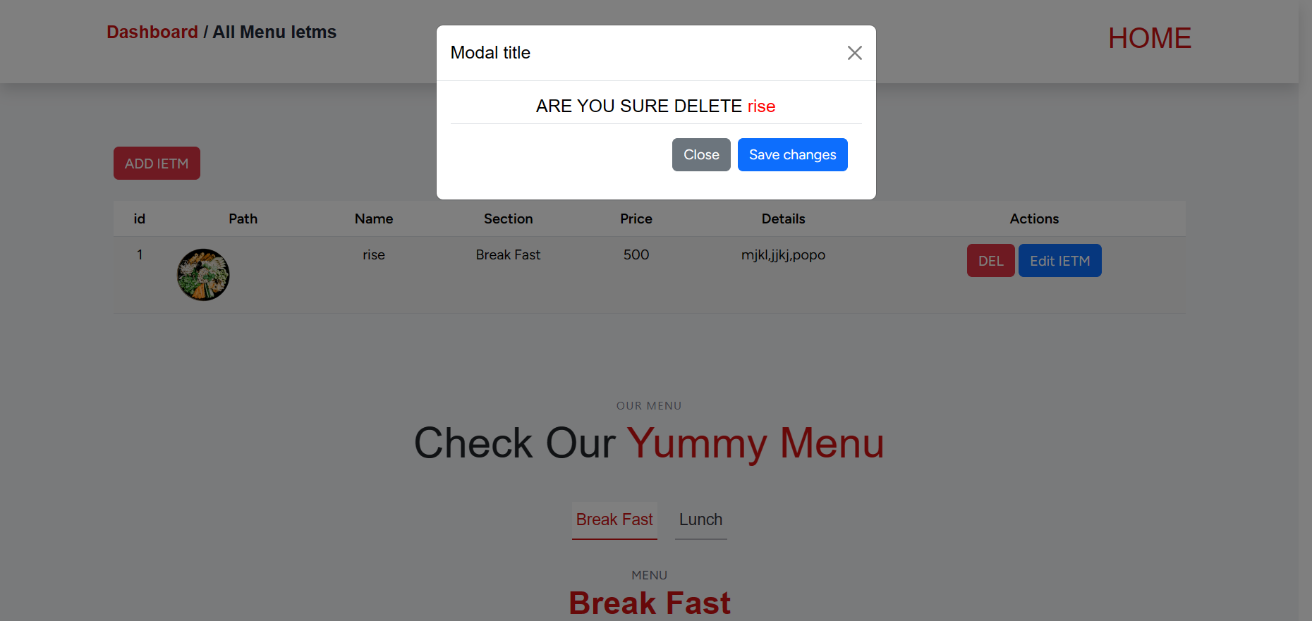 Project Screenshot